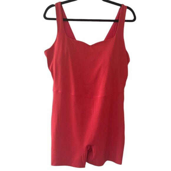 Women's NWT All In Motion Brushed Sculpt Rib Short Active Bodysuit Size XXL - Picture 2 of 5